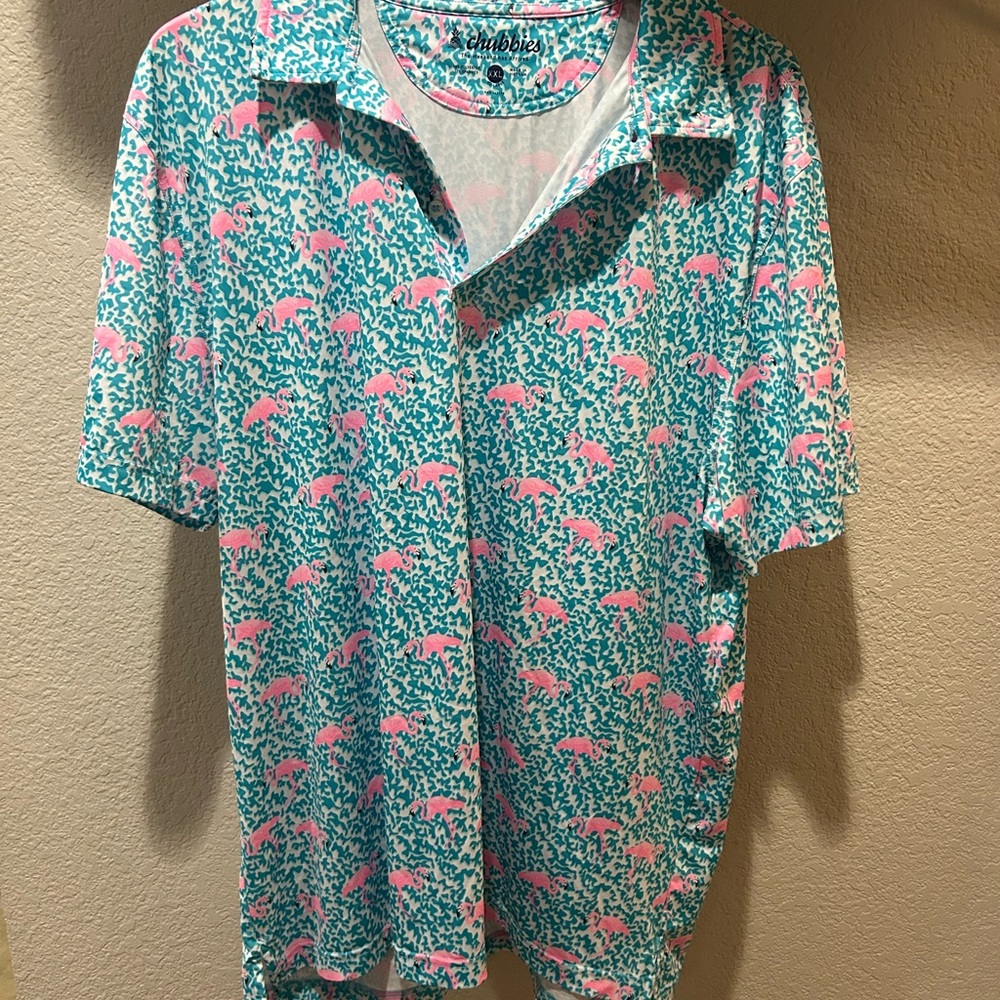 Chubbies Flamingo Polo